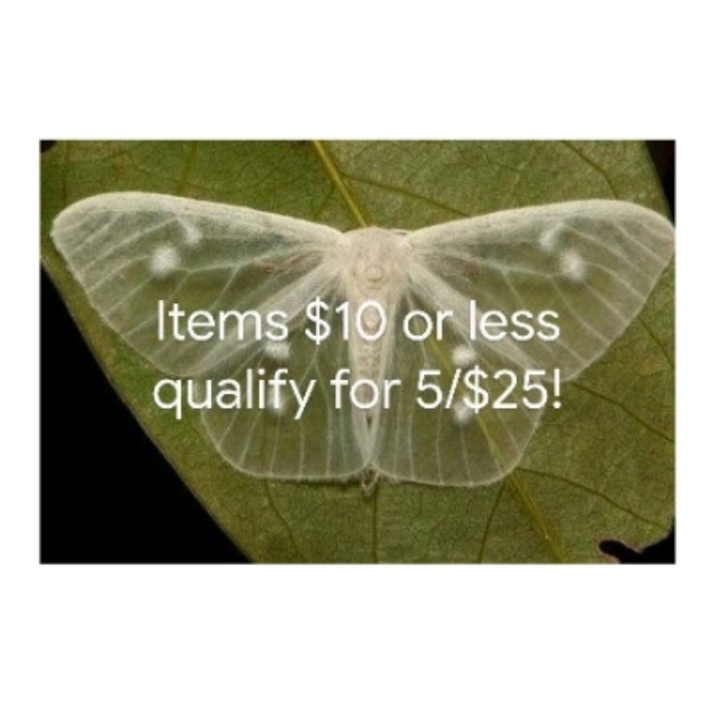 $10 and under Items 5/$25!